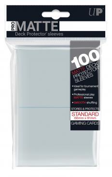 100ct Pro-Matte Clear Standard Deck Protectors | L.A. Mood Comics and Games
