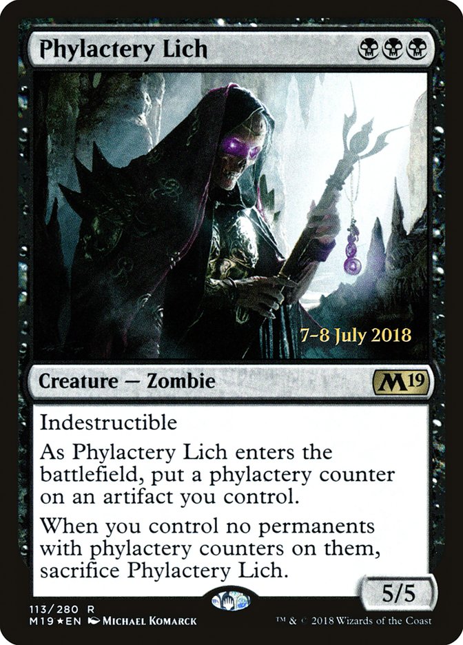Phylactery Lich [Core Set 2019 Prerelease Promos] | L.A. Mood Comics and Games
