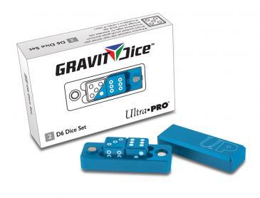 D6 - 2 Dice Set Gravity Dice - Cobalt | L.A. Mood Comics and Games