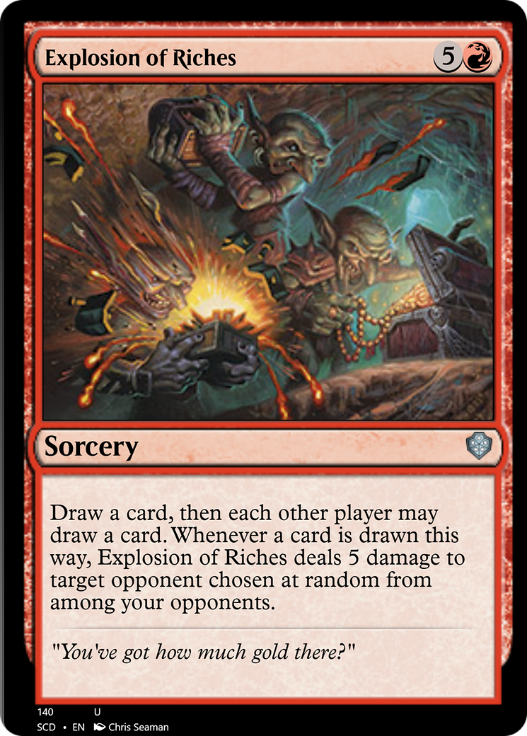Explosion of Riches [Starter Commander Decks] | L.A. Mood Comics and Games