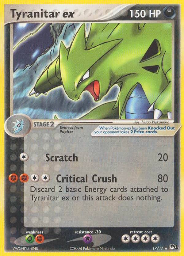 Tyranitar ex (17/17) [POP Series 1] | L.A. Mood Comics and Games