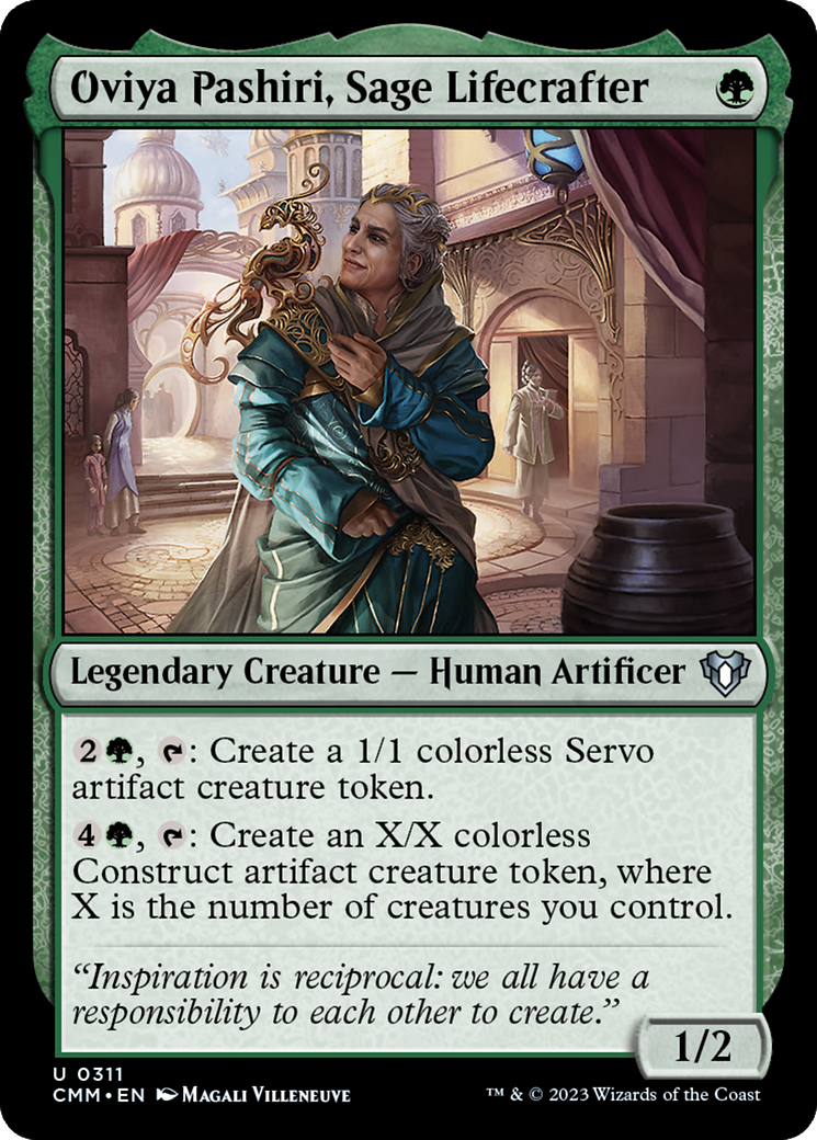 Oviya Pashiri, Sage Lifecrafter [Commander Masters] | L.A. Mood Comics and Games