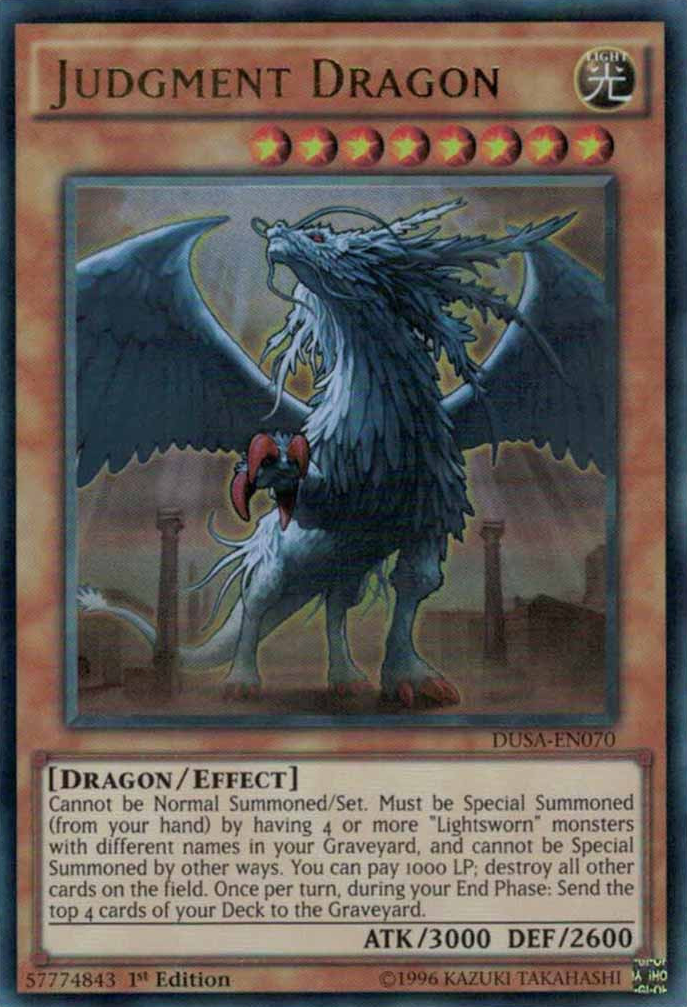 Judgment Dragon [DUSA-EN070] Ultra Rare | L.A. Mood Comics and Games