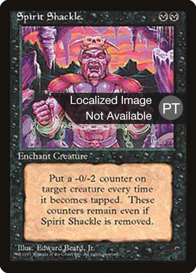 Spirit Shackle [Fourth Edition (Foreign Black Border)] | L.A. Mood Comics and Games