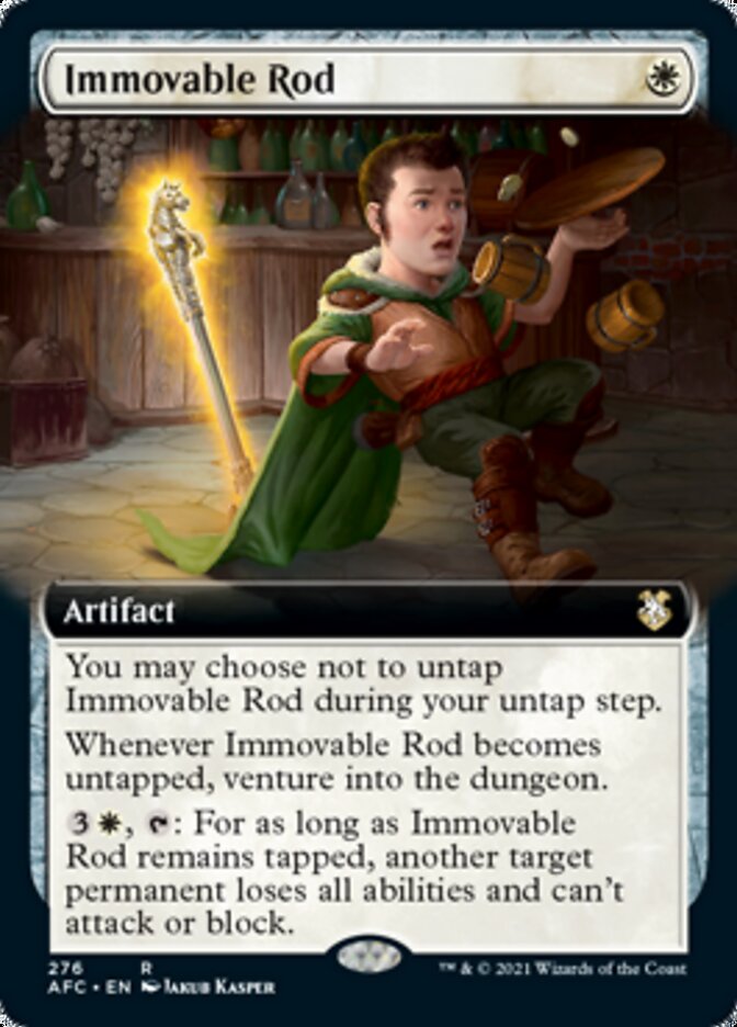 Immovable Rod (Extended Art) [Dungeons & Dragons: Adventures in the Forgotten Realms Commander] | L.A. Mood Comics and Games