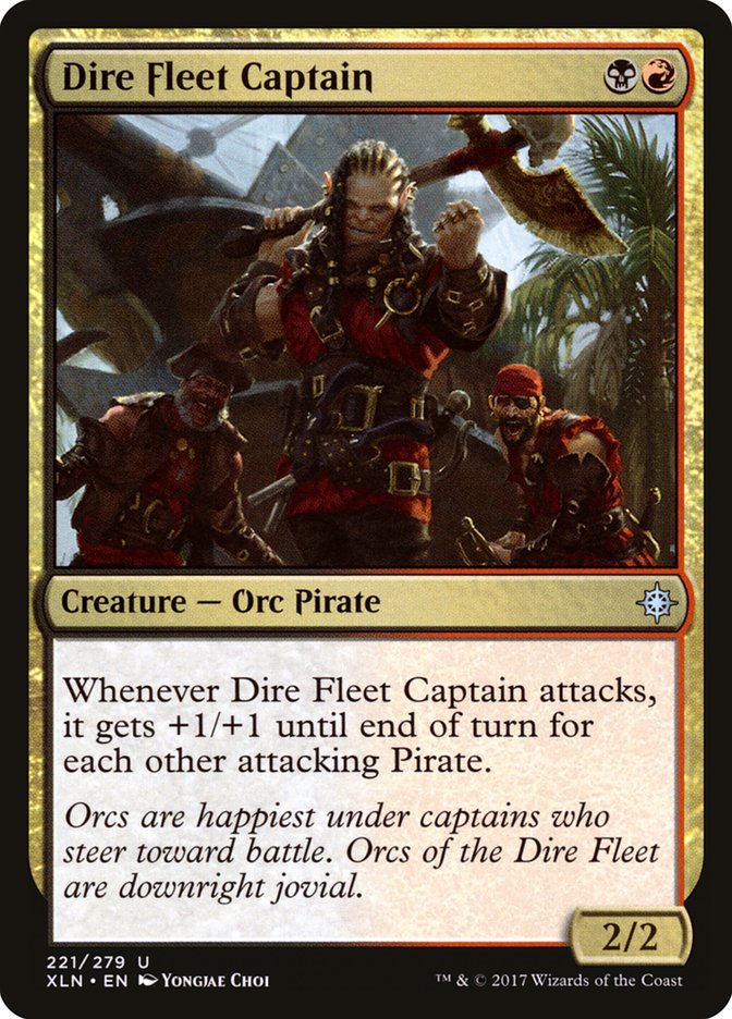 Dire Fleet Captain [Ixalan] | L.A. Mood Comics and Games