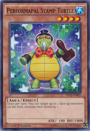 Performapal Stamp Turtle [SECE-EN005] Common | L.A. Mood Comics and Games