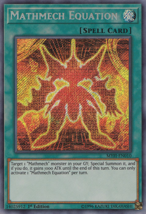 Mathmech Equation [MYFI-EN010] Secret Rare | L.A. Mood Comics and Games