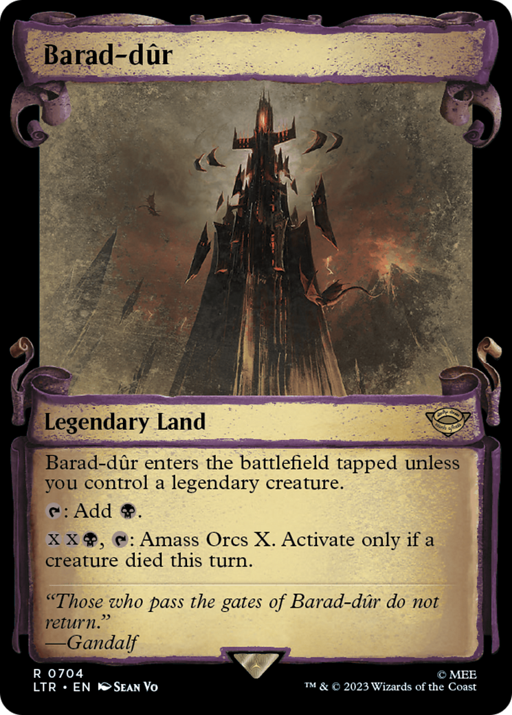 Barad-dur [The Lord of the Rings: Tales of Middle-Earth Showcase Scrolls] | L.A. Mood Comics and Games