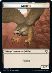 Zombie Knight // Griffin Double-Sided Token [Dominaria United Commander Tokens] | L.A. Mood Comics and Games
