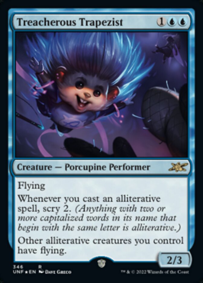 Treacherous Trapezist (Galaxy Foil) [Unfinity] | L.A. Mood Comics and Games