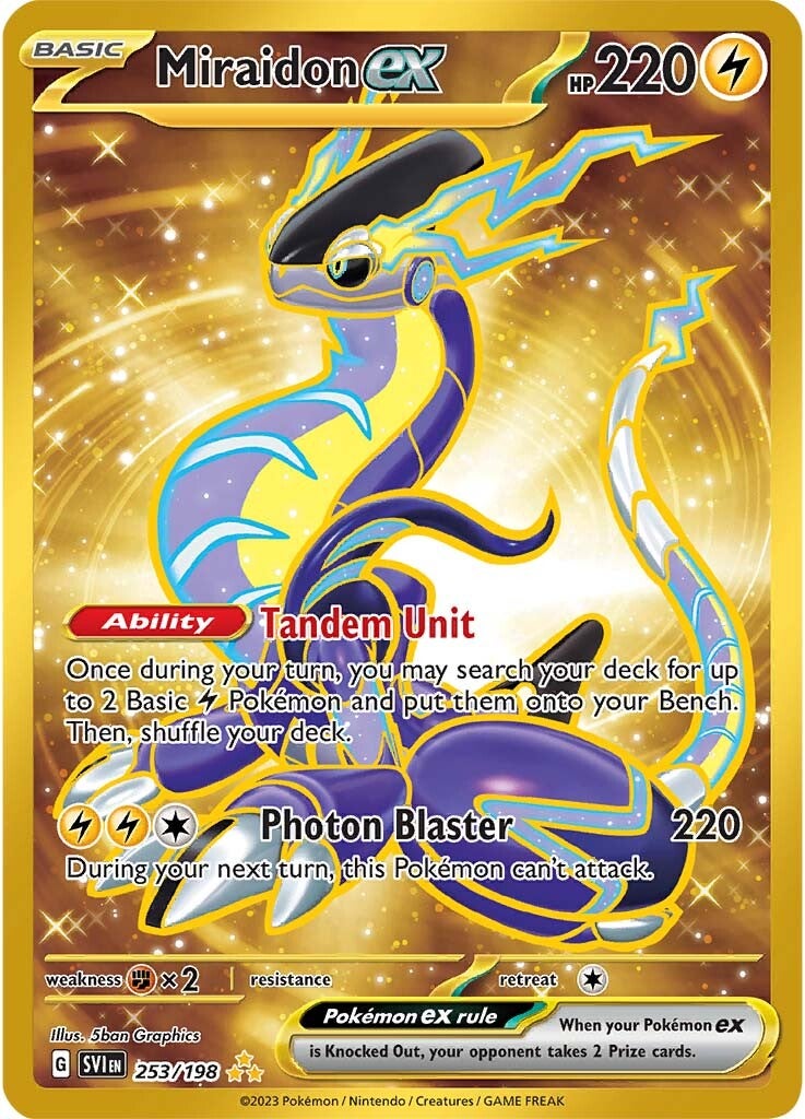 Miraidon ex (253/198) [Scarlet & Violet: Base Set] | L.A. Mood Comics and Games