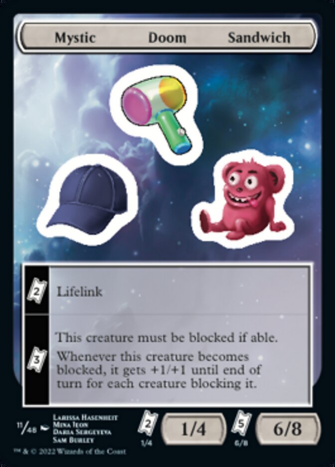 Mystic Doom Sandwich [Unfinity Stickers] | L.A. Mood Comics and Games