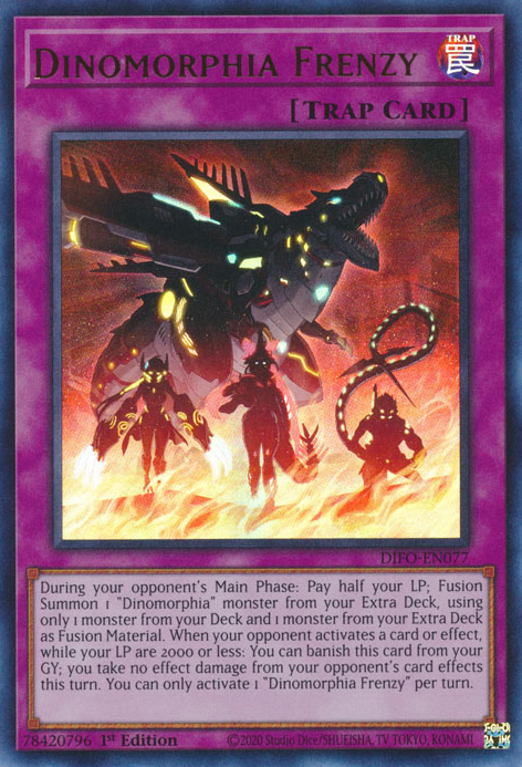 Dinomorphia Frenzy [DIFO-EN077] Ultra Rare | L.A. Mood Comics and Games