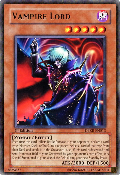 Vampire Lord [DPKB-EN013] Rare | L.A. Mood Comics and Games