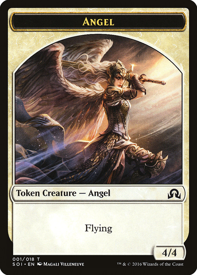 Angel Token [Shadows over Innistrad Tokens] | L.A. Mood Comics and Games
