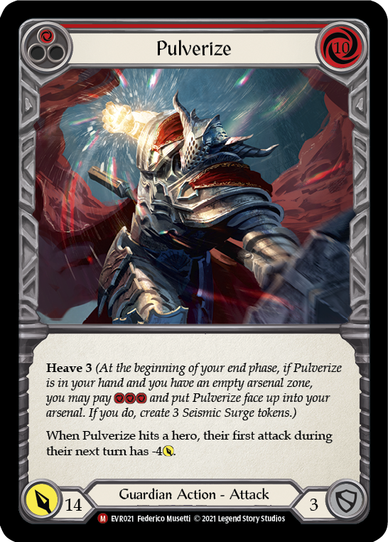 Pulverize [EVR021] (Everfest)  1st Edition Rainbow Foil | L.A. Mood Comics and Games