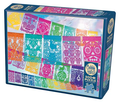 Puzzle 500 Papel Picado | L.A. Mood Comics and Games