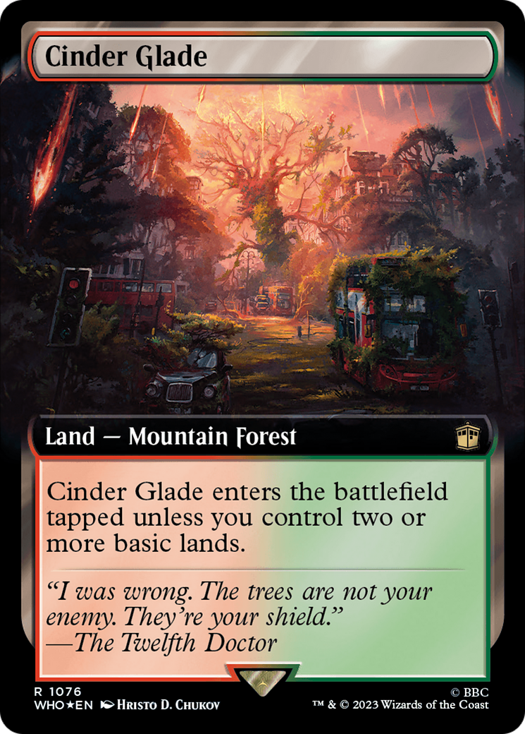 Cinder Glade (Extended Art) (Surge Foil) [Doctor Who] | L.A. Mood Comics and Games