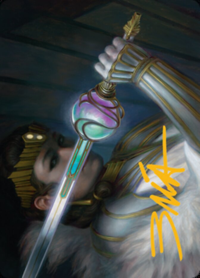 Luxior, Giada's Gift Art Card (Gold-Stamped Signature) [Streets of New Capenna Art Series] | L.A. Mood Comics and Games