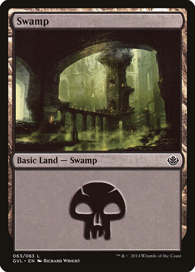 Swamp (63) (Garruk vs. Liliana) [Duel Decks Anthology] | L.A. Mood Comics and Games