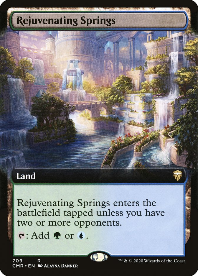 Rejuvenating Springs (Extended Art) [Commander Legends] | L.A. Mood Comics and Games