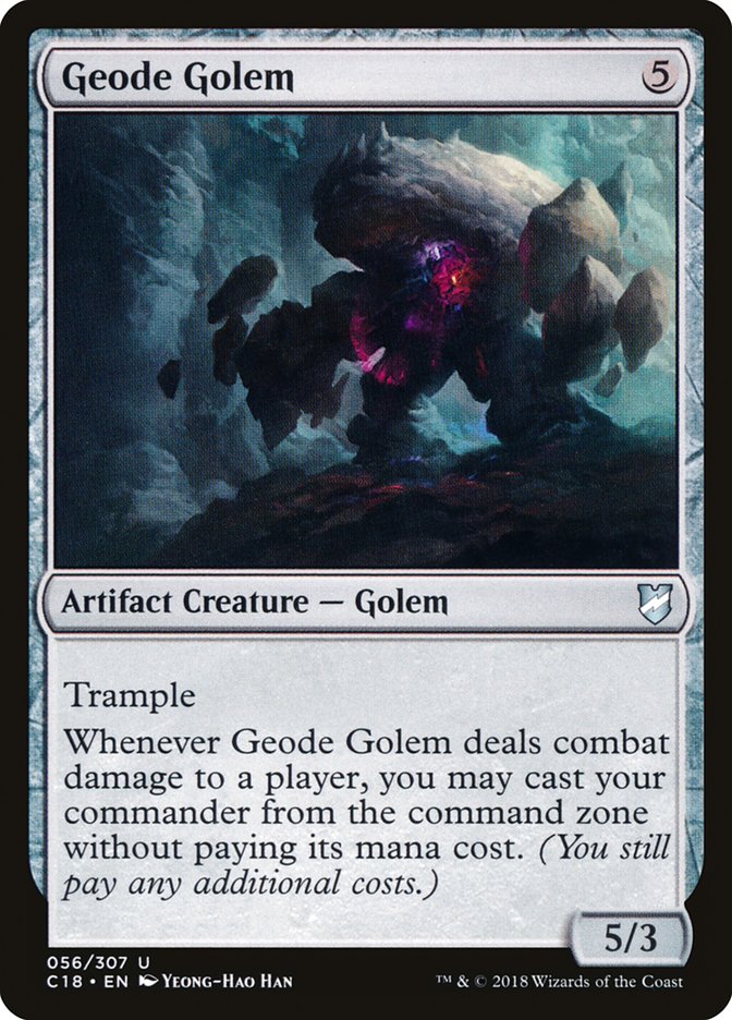 Geode Golem [Commander 2018] | L.A. Mood Comics and Games