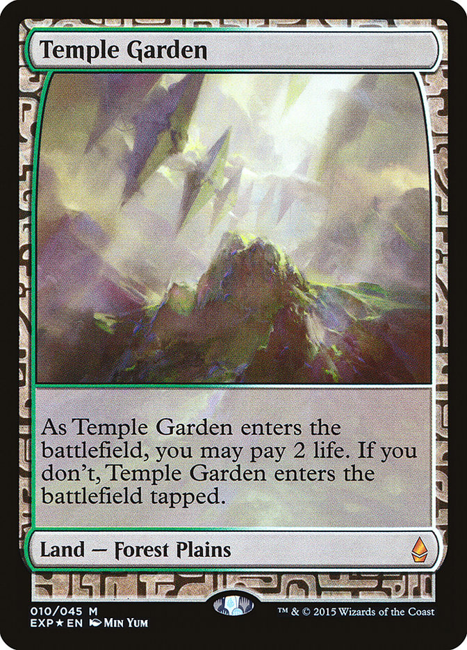 Temple Garden [Zendikar Expeditions] | L.A. Mood Comics and Games