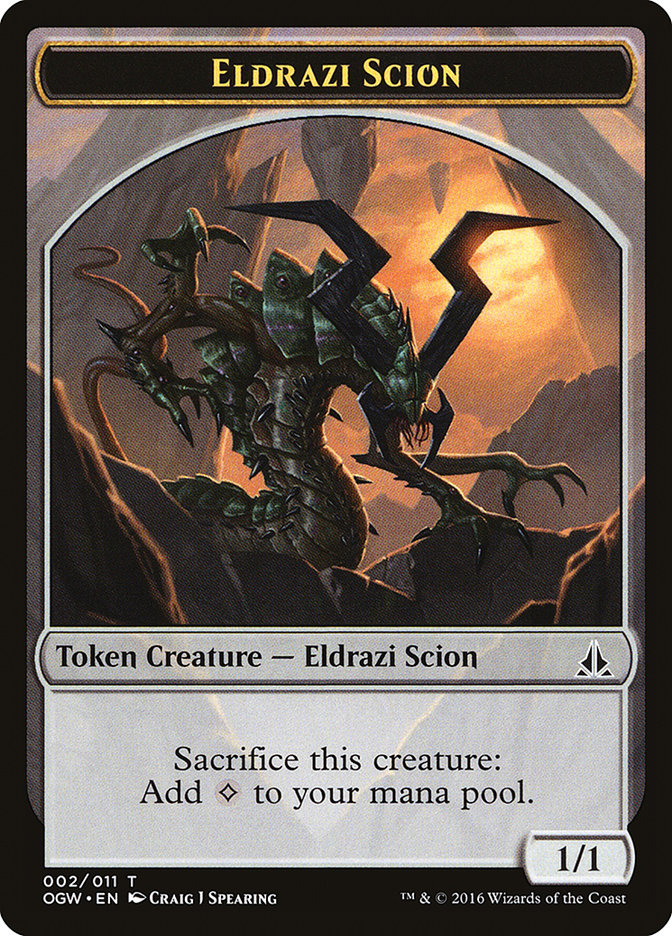 Eldrazi Scion Token (002/011) [Oath of the Gatewatch Tokens] | L.A. Mood Comics and Games