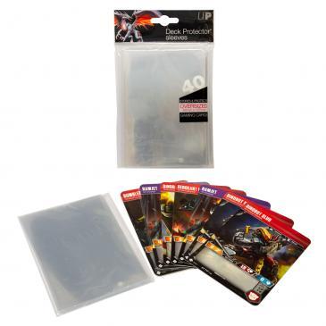 Oversized Clear Top Loading Deck Protector Sleeves 40ct | L.A. Mood Comics and Games
