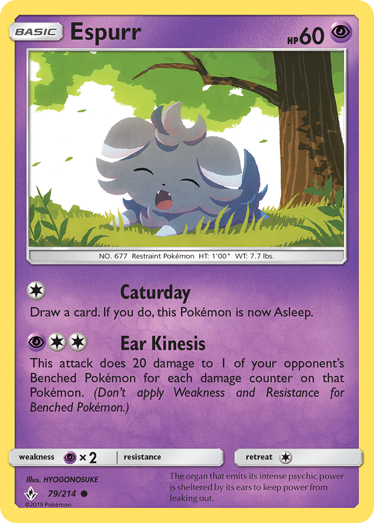 Espurr (79/214) [Sun & Moon: Unbroken Bonds] | L.A. Mood Comics and Games