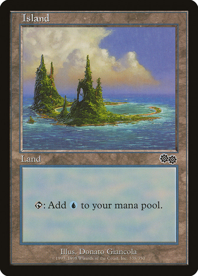 Island (338) [Urza's Saga] | L.A. Mood Comics and Games