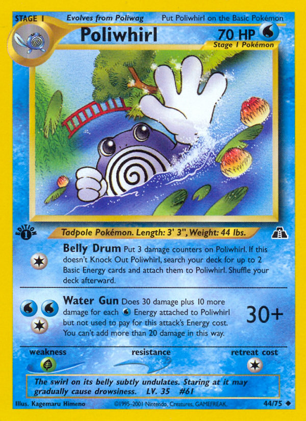 Poliwhirl (44/75) [Neo Discovery 1st Edition] | L.A. Mood Comics and Games