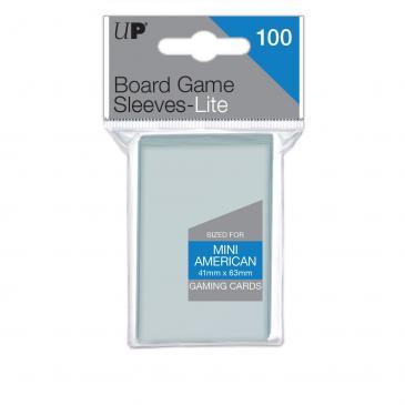 Lite Mini American Board Game Sleeves 41mm x 63mm 100ct | L.A. Mood Comics and Games