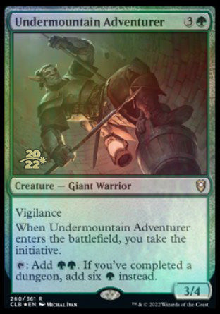 Undermountain Adventurer [Commander Legends: Battle for Baldur's Gate Prerelease Promos] | L.A. Mood Comics and Games