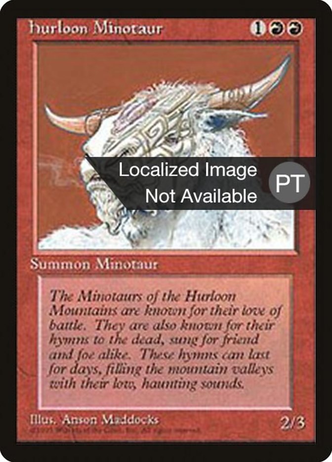 Hurloon Minotaur [Fourth Edition (Foreign Black Border)] | L.A. Mood Comics and Games