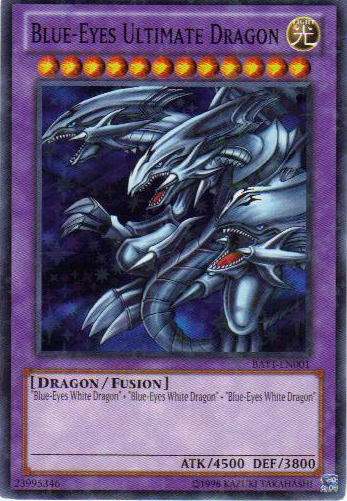 Blue-Eyes Ultimate Dragon [BATT-EN001] Starfoil Rare | L.A. Mood Comics and Games