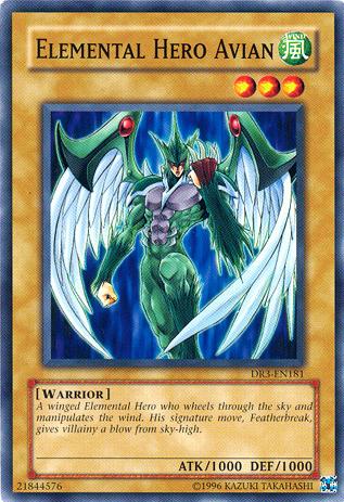 Elemental Hero Avian [DR3-EN181] Common | L.A. Mood Comics and Games