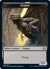 Demon // Elemental Double-Sided Token [Double Masters Tokens] | L.A. Mood Comics and Games