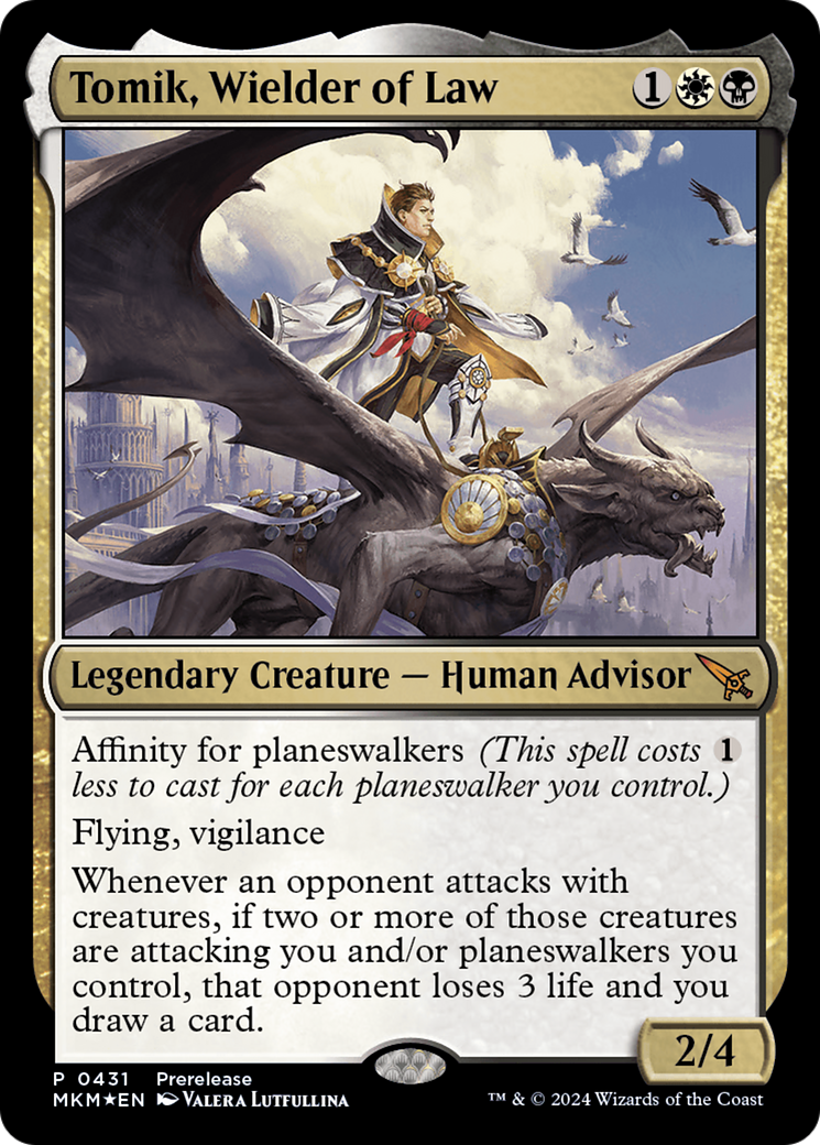 Tomik, Wielder of Law [Murders at Karlov Manor Prerelease Promos] | L.A. Mood Comics and Games