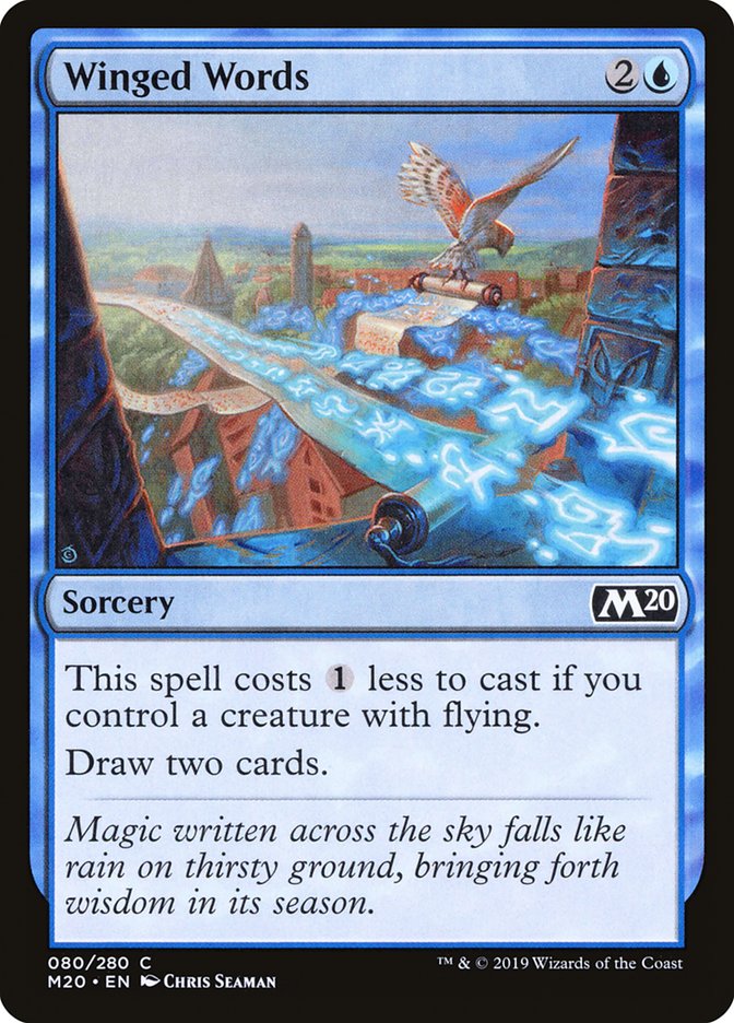 Winged Words [Core Set 2020] | L.A. Mood Comics and Games