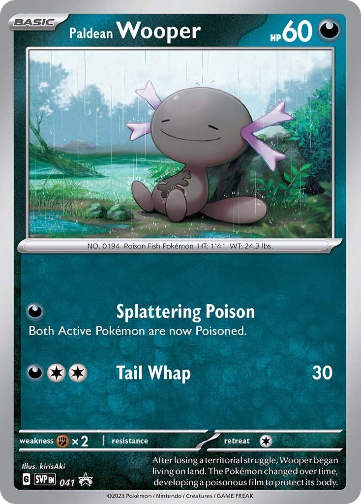 Paldean Wooper (041) [Scarlet & Violet: Black Star Promos] | L.A. Mood Comics and Games