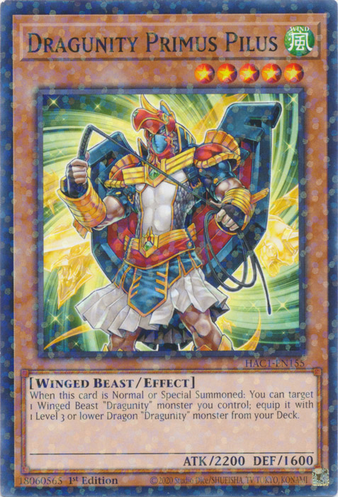 Dragunity Primus Pilus (Duel Terminal) [HAC1-EN155] Common | L.A. Mood Comics and Games