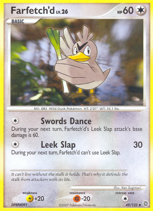 Farfetch'd (49/132) [Diamond & Pearl: Secret Wonders] | L.A. Mood Comics and Games