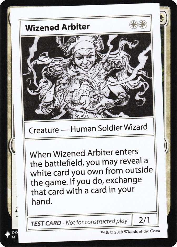 Wizened Arbiter [Mystery Booster Playtest Cards] | L.A. Mood Comics and Games