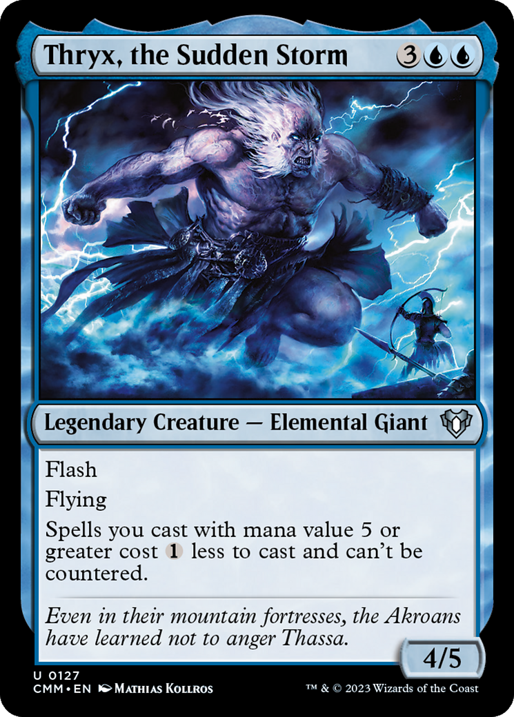 Thryx, the Sudden Storm [Commander Masters] | L.A. Mood Comics and Games