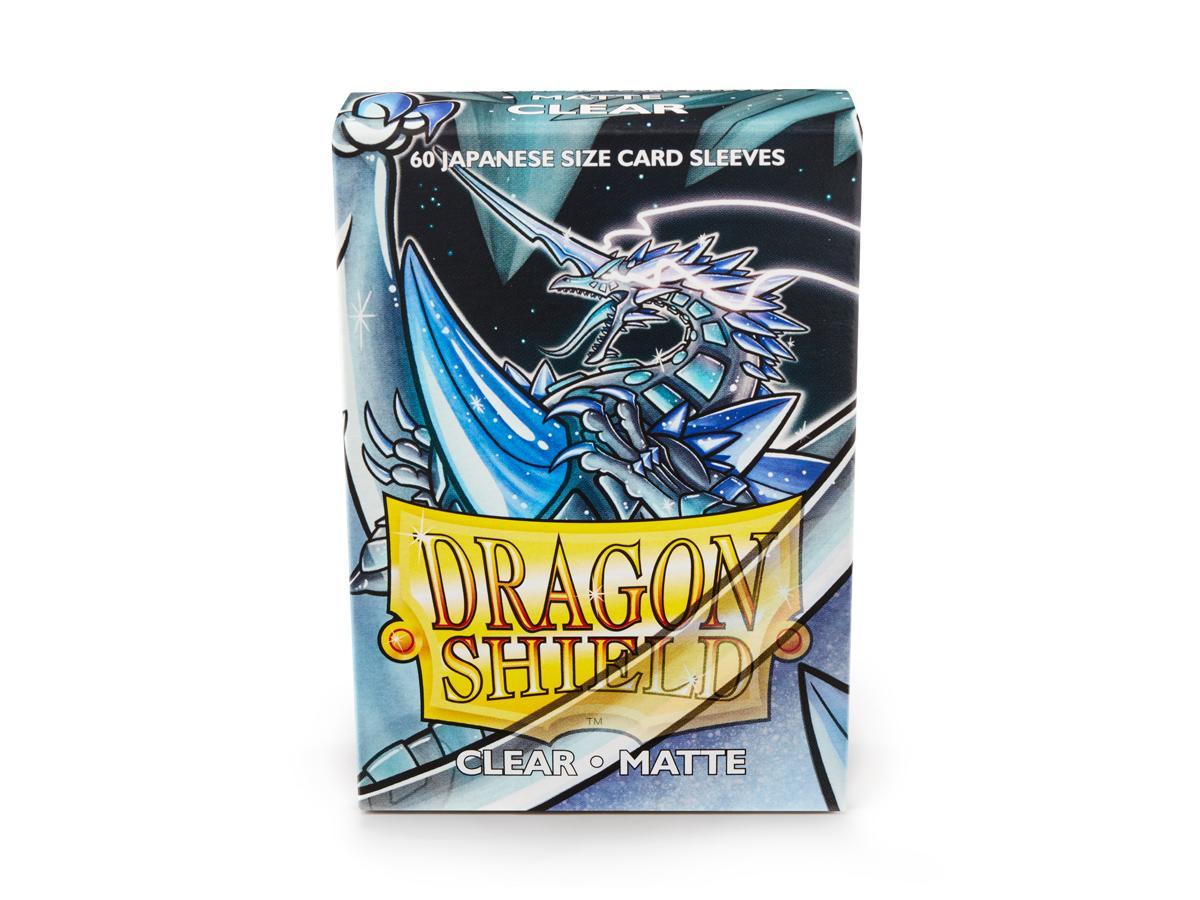 Dragon Shield Matte Sleeve - Clear ‘Kakush’ 60ct | L.A. Mood Comics and Games