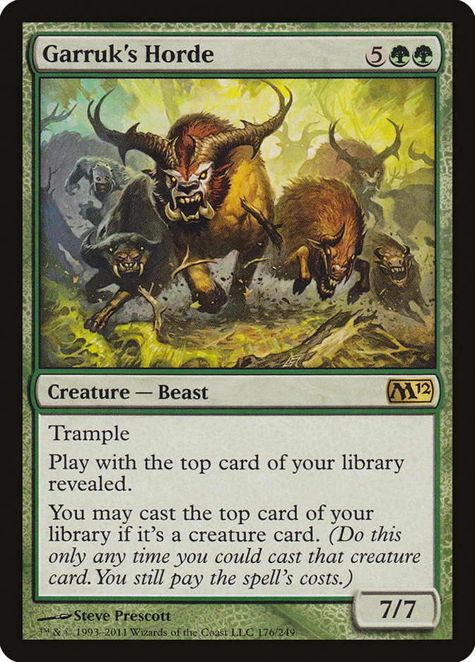Garruk's Horde [Magic 2012] | L.A. Mood Comics and Games