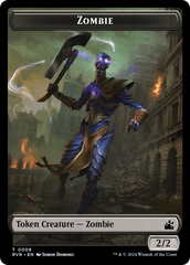 Bird // Zombie Double-Sided Token [Ravnica Remastered Tokens] | L.A. Mood Comics and Games