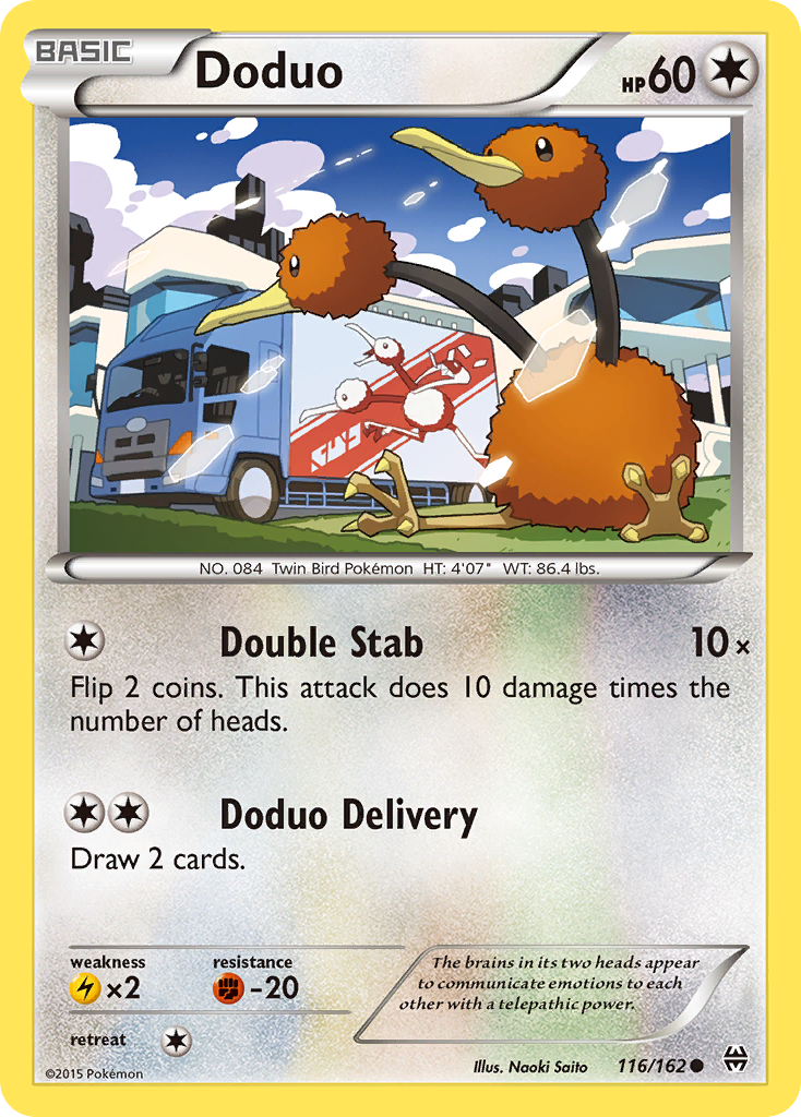 Doduo (116/162) [XY: BREAKthrough] | L.A. Mood Comics and Games